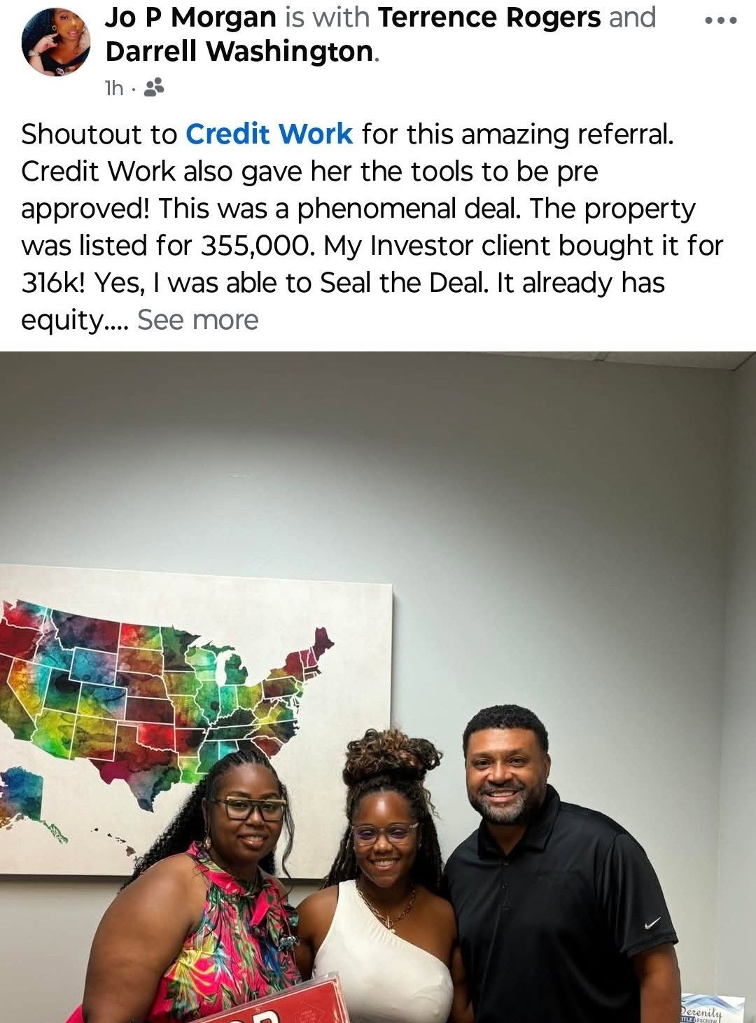 Credit Work client review